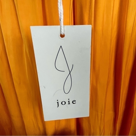 Joie Wide Leg Silky Pants. Tangerine. NWT Small - Picture 2 of 9